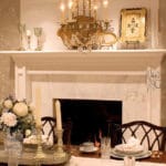 Memorial Dining room fireplace