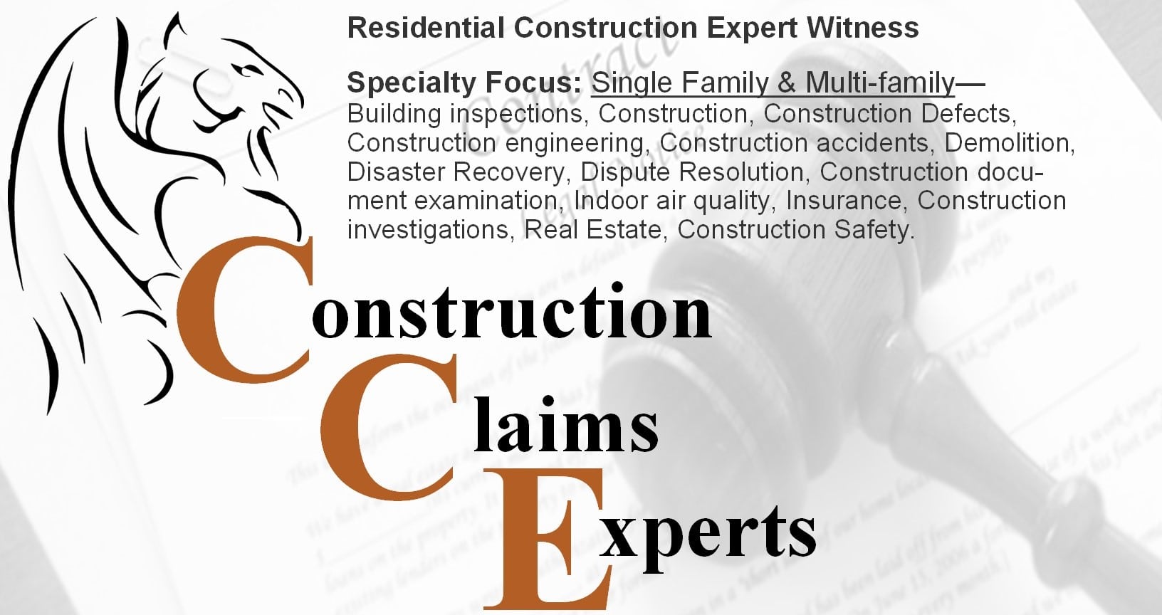 Residential Construction Expert Witness Services