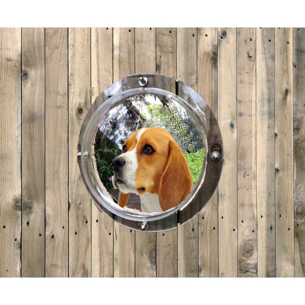 houston custom home builder dog window fence